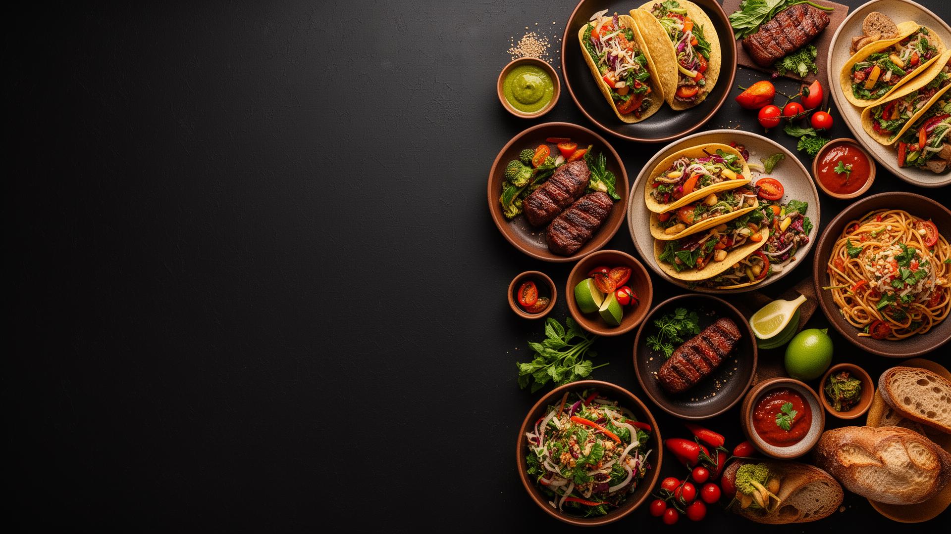 Fresh catering spread